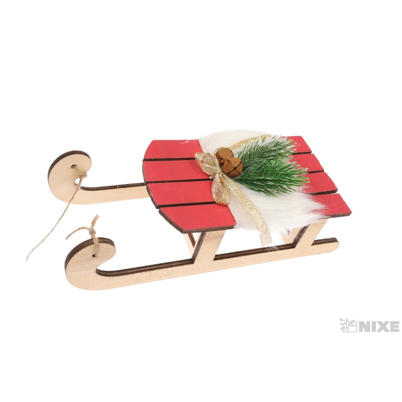 SÁŇKY DŘEVO 23cm*MIX BAREV