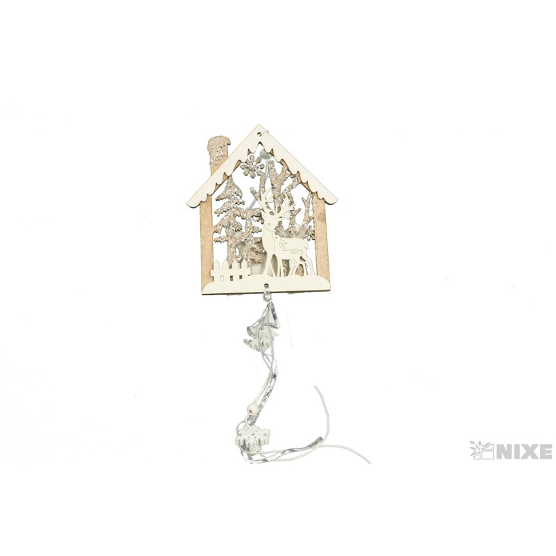 ZÁVĚS DOMEČEK 13x50cm*MIX BAREV