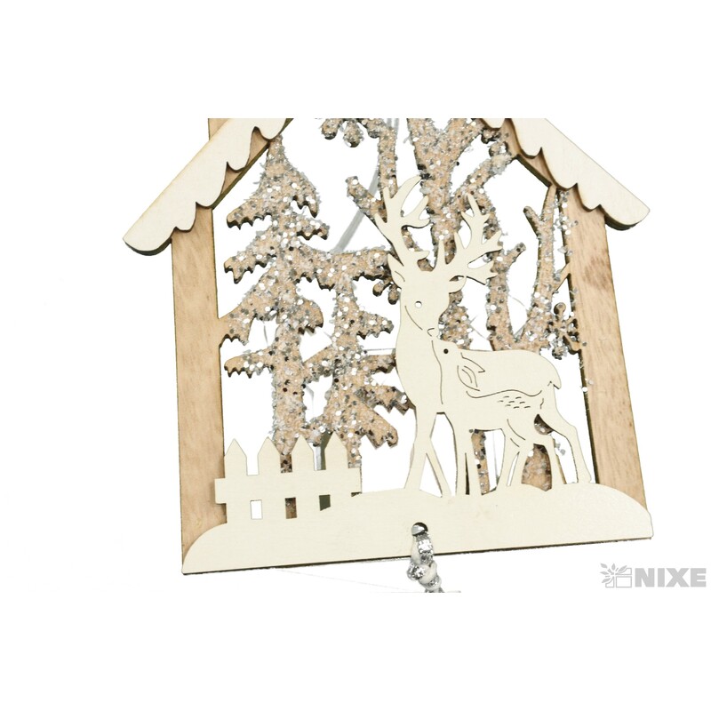 ZÁVĚS DOMEČEK 13x50cm*MIX BAREV