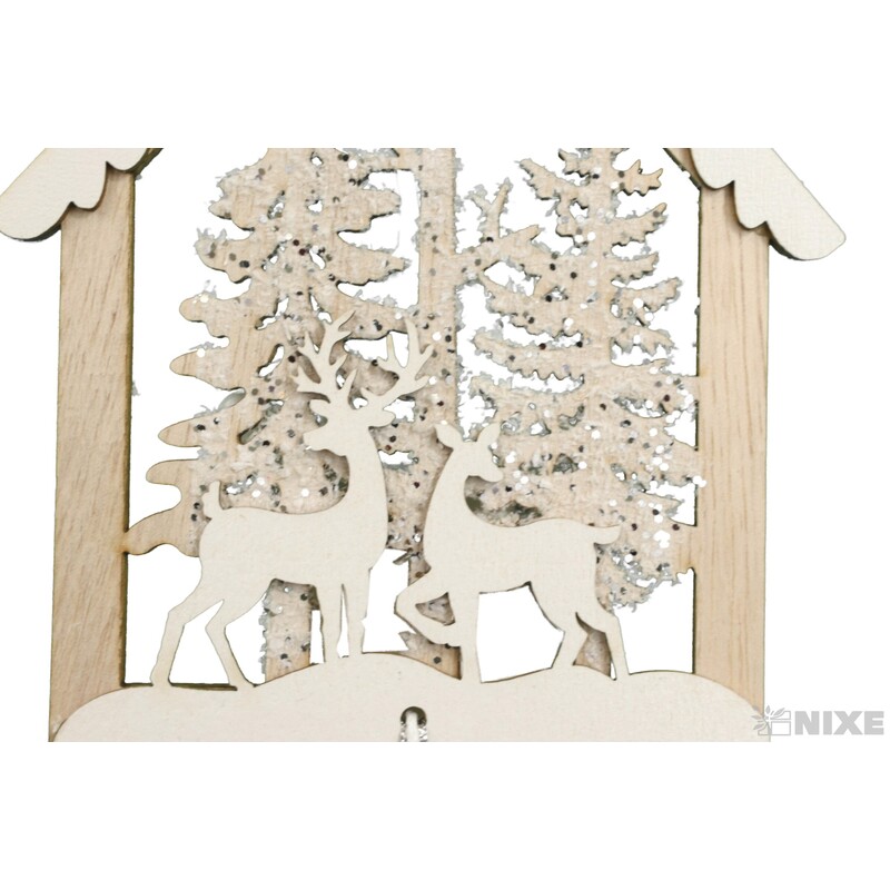 ZÁVĚS DOMEČEK 13x50cm*MIX BAREV