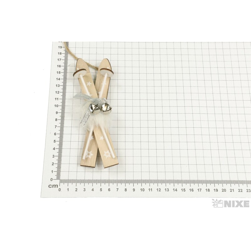 ZÁVĚS LYŽE 15cm*MIX BAREV