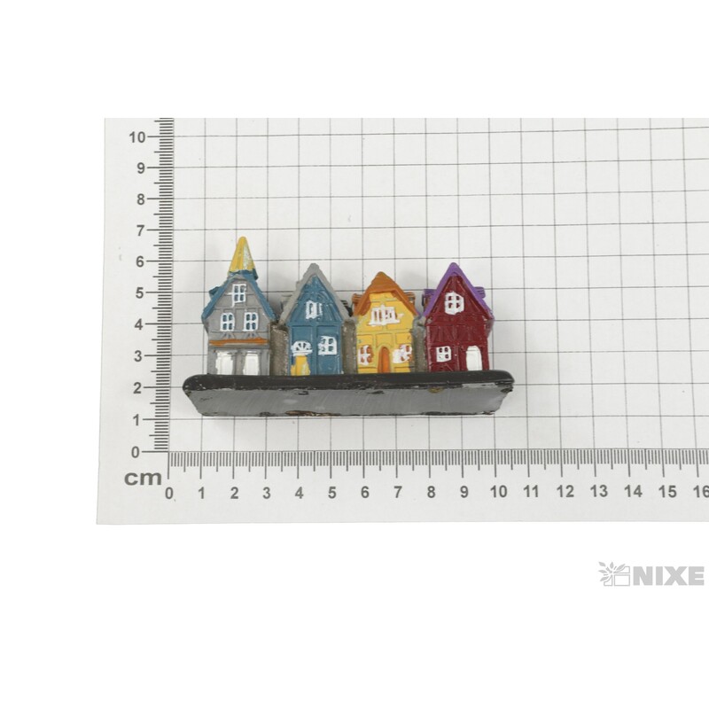 DOMEČKY 9x5cm*MIX BAREV