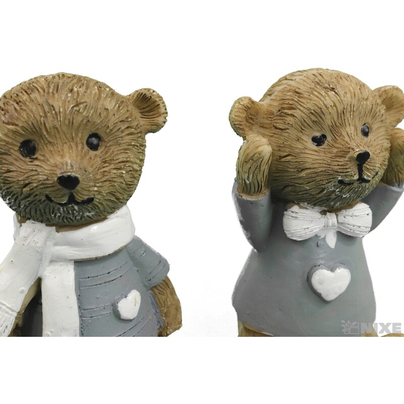 MEDVÍDEK 5x8cm 2ks*MIX BAREV