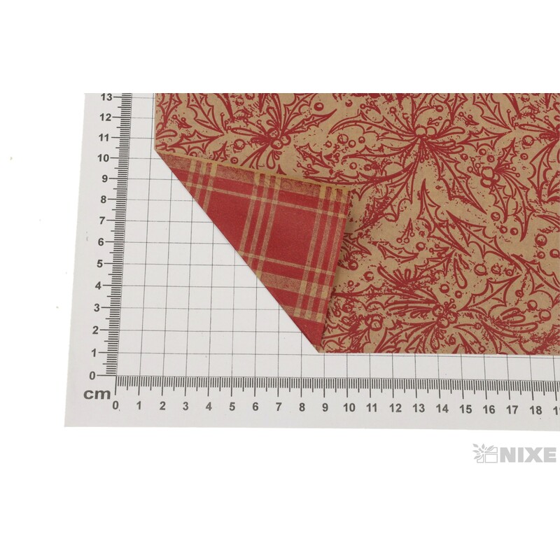 ROLE BIO PAPÍR ACEBO 70cmx20m*ČERVENÁ