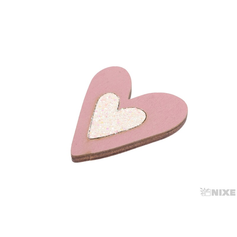 SRDCE D 6cm 18ks*MIX BAREV