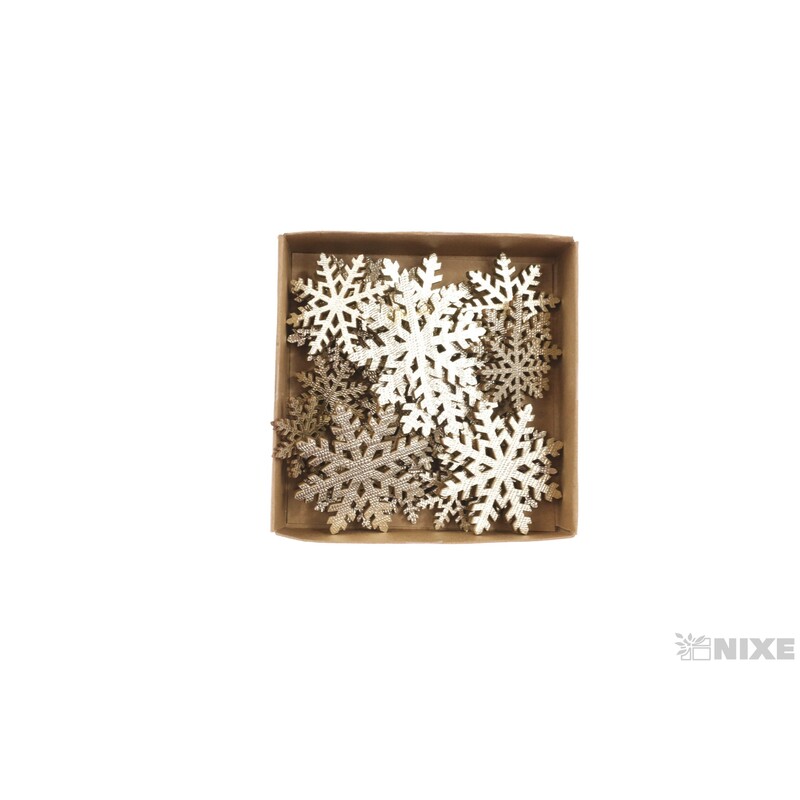 VLOČKA 4cm 24ks*ZLATÁ