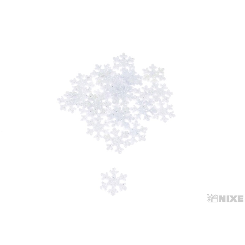 VLOČKA 2,5cm 24ks*BÍLÁ