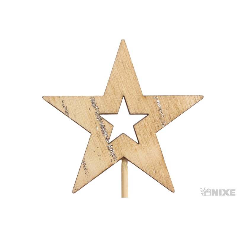 ZÁPICH HVĚZDA 12ks 7x33cm*