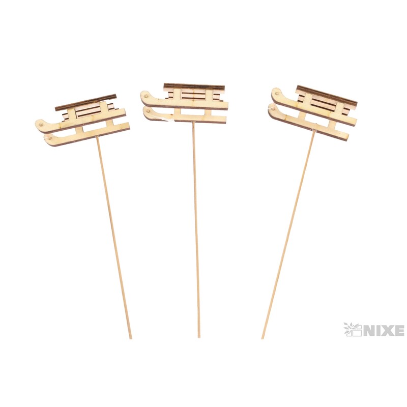 ZÁPICH SÁŇKY 10ks 7x21cm*PŘÍRODNÍ