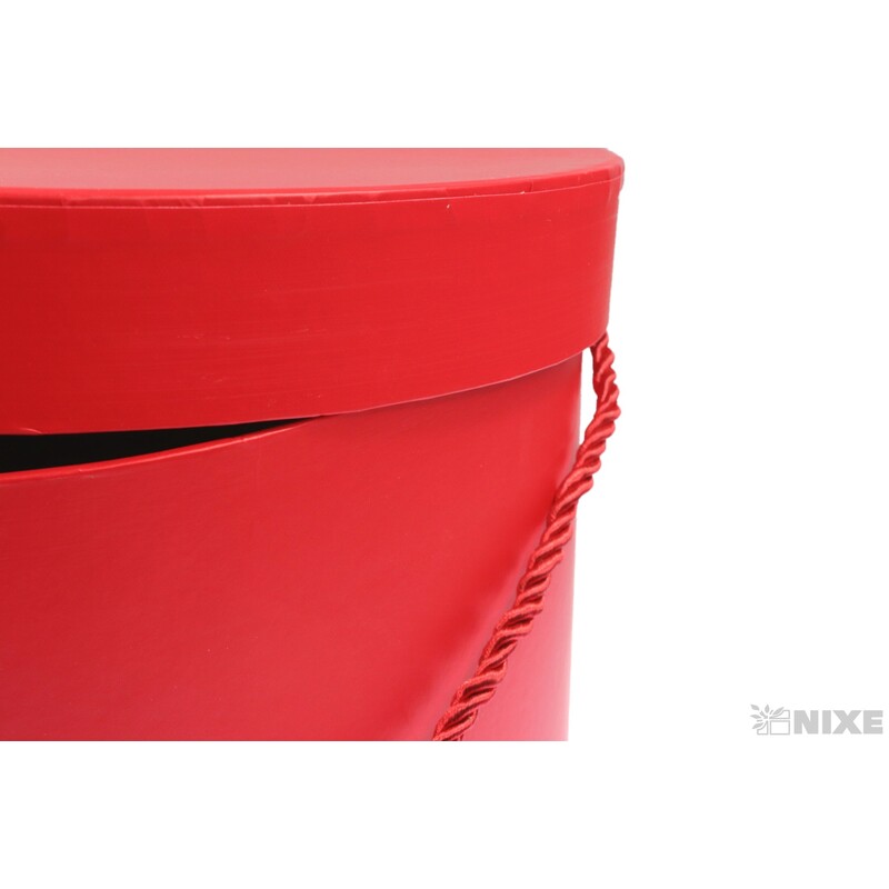 KVĚTINOVÝ BOX 3ks pr. 23x25cm 22x24 21x20*ČERVENÁ