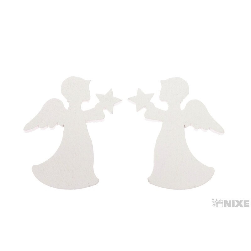 ANDĚL 4x5cm 18ks*BÍLÁ