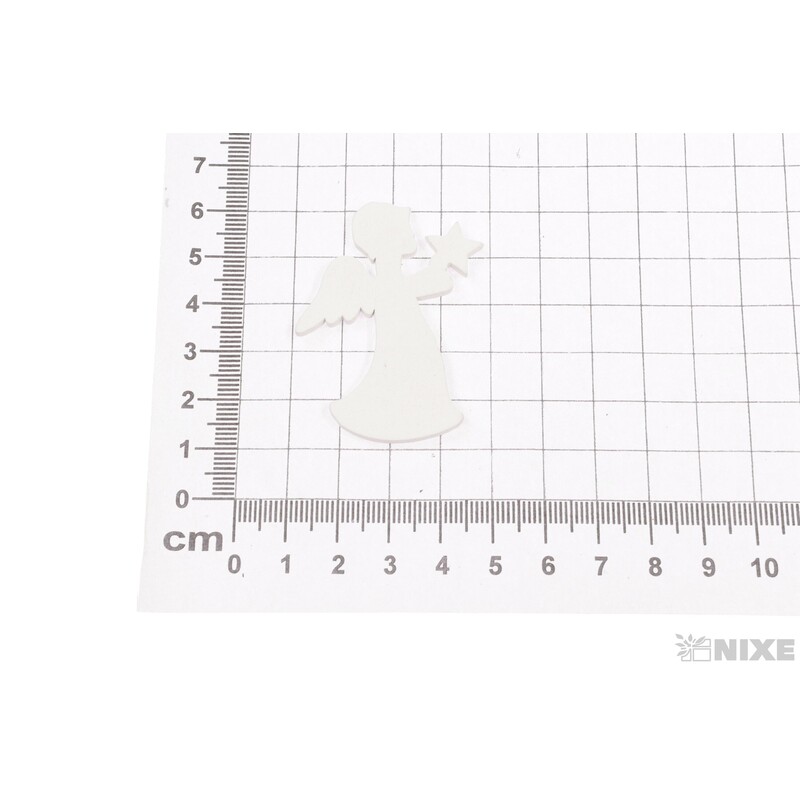 ANDĚL 4x5cm 18ks*BÍLÁ