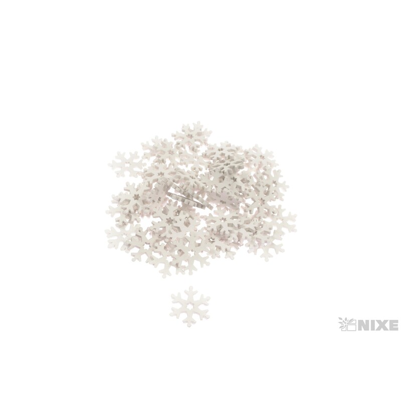 VLOČKY 2,5cm 50ks*BÍLÁ