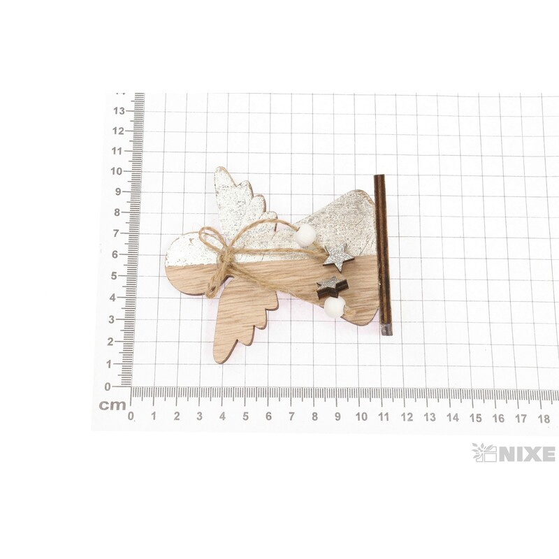 ANDĚL DŘEVO 09x10cm*