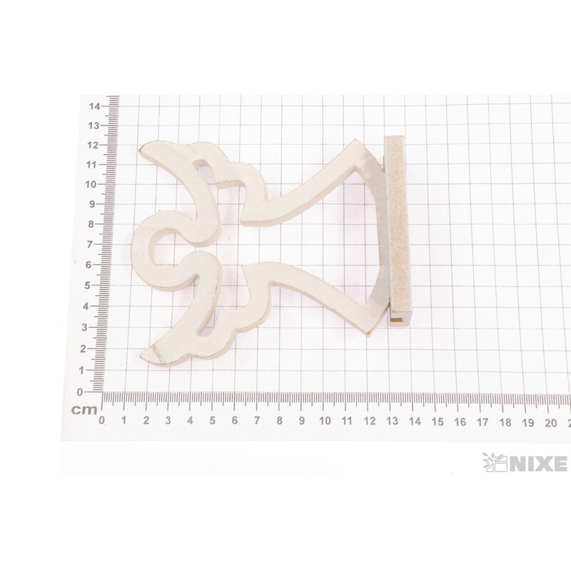 ANDĚL DŘEVO 11x13cm*BÍLÁ