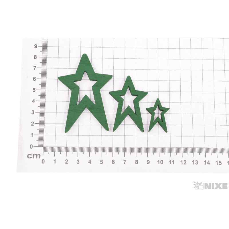 HVĚZDA D 20ks*ZELENÁ