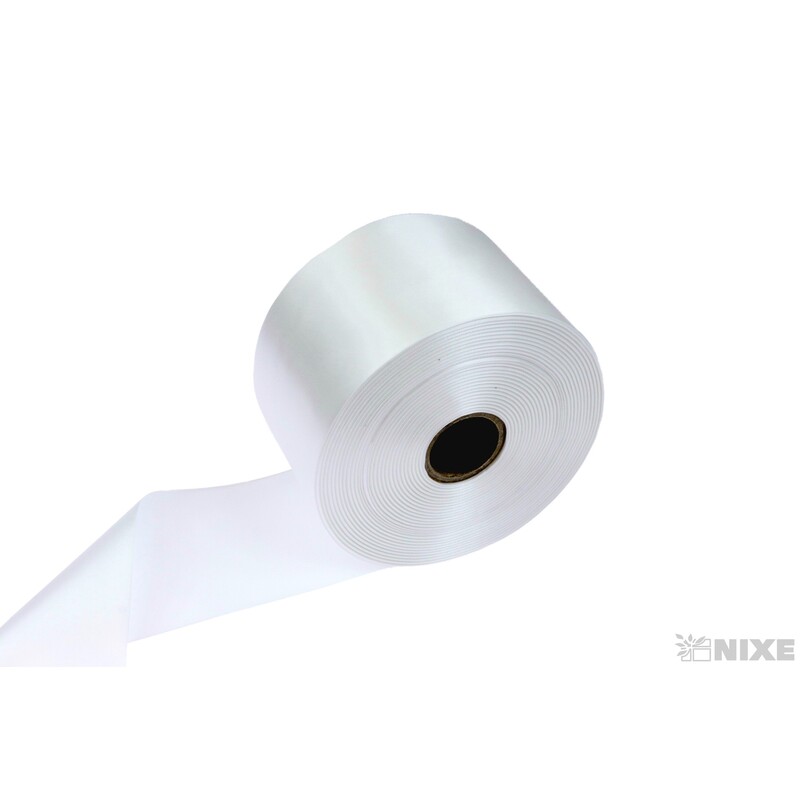 SATÉNOVÁ STUHA TTR JS 100mmx100m*BÍLÁ WHITE