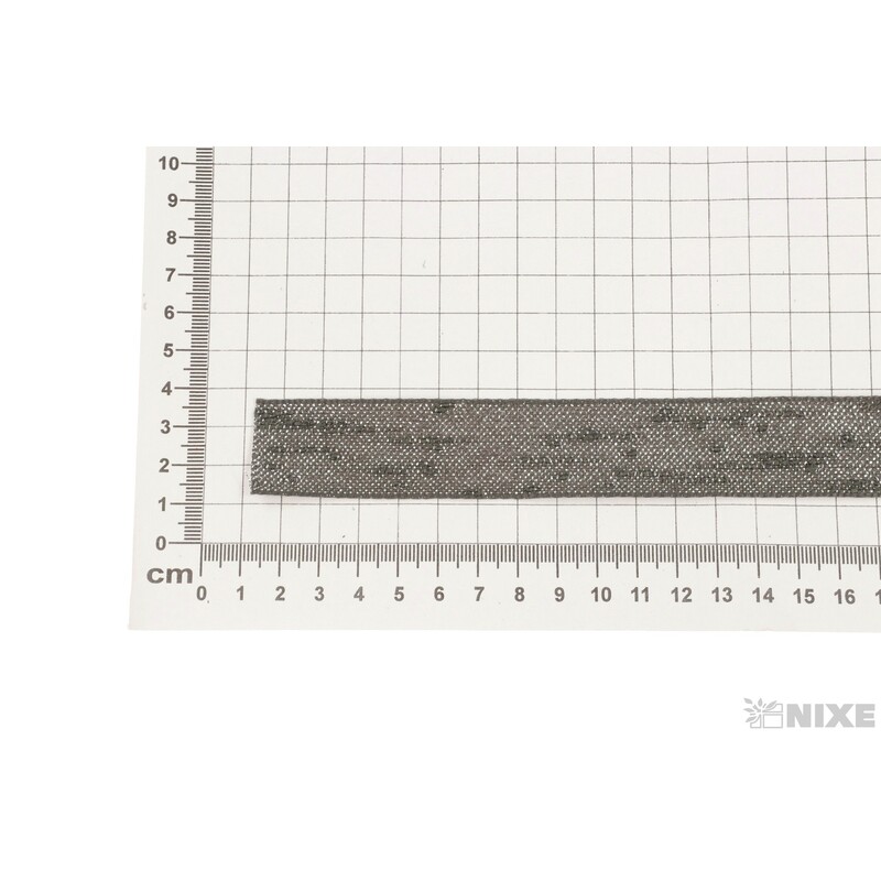 STUHA SPENCER 25mmx10m*ČERNÁ+STŘÍBRNÁ