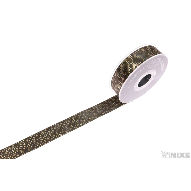 STUHA ANCIENT 25mmx20m*ČERNÁ+ZLATÁ