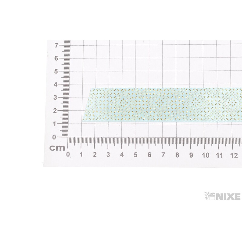 STUHA ANCIENT 25mmx20m*TYRKYSOVÁ+ZLATÁ