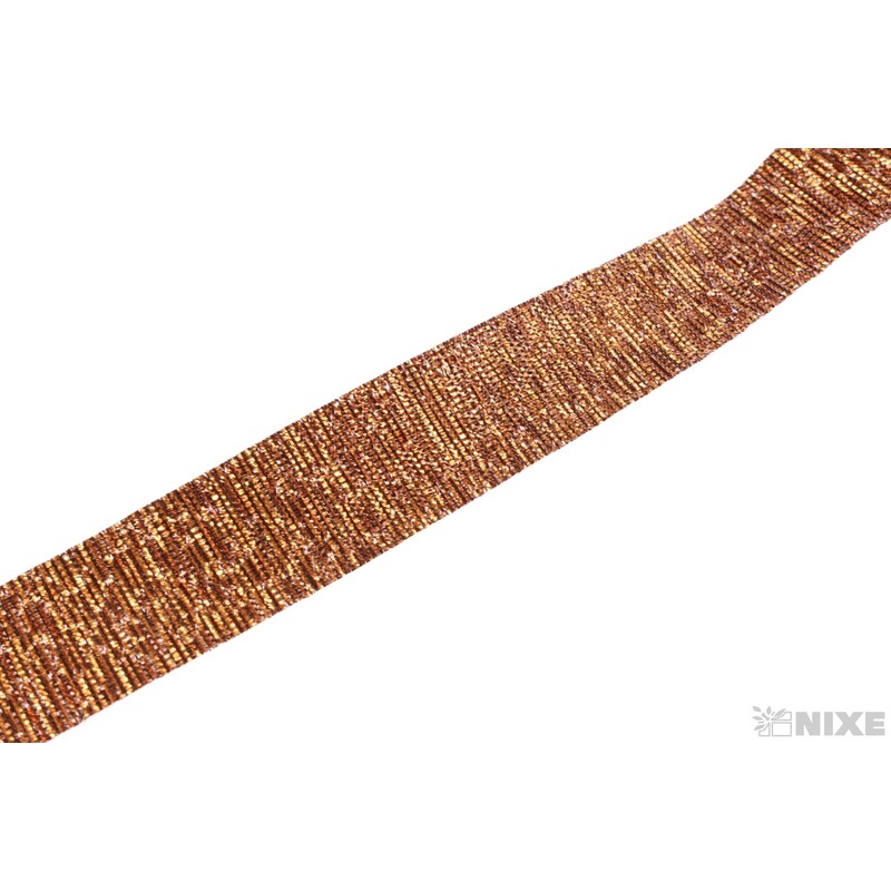 STUHA NEW YEAR 25mmx10m*HNĚDÁ