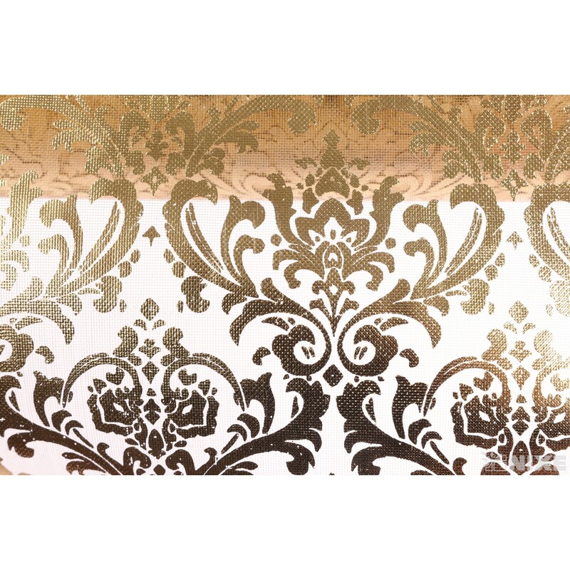 ORGANZA VZOR 698 39cmx10yd*ZLATÁ