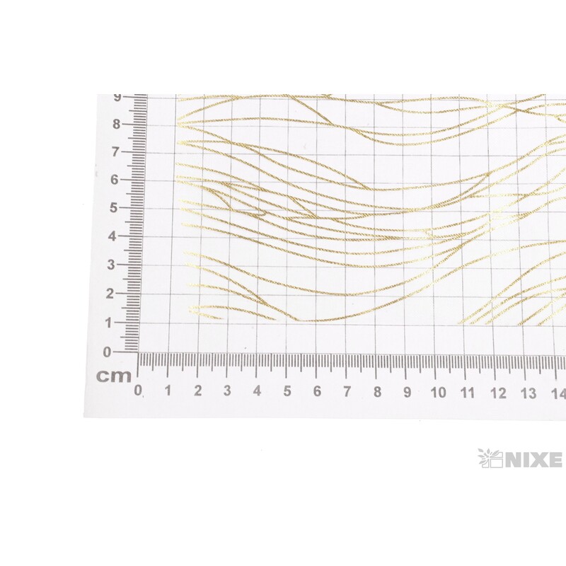 ORGANZA VZOR 700 39cmx10yd*ZLATÁ