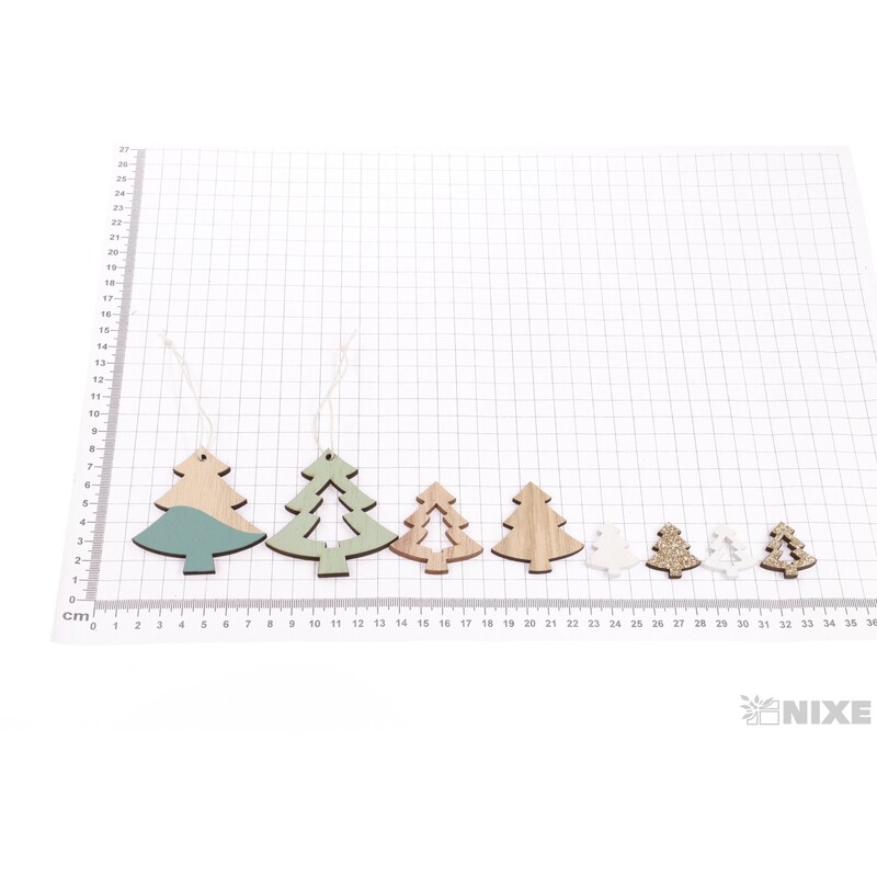 STROMEČEK D 26ks 3-5cm*MIX BAREV