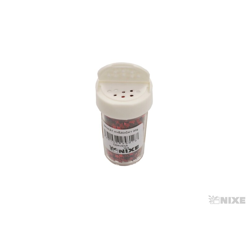 BROKÁT HVĚZDIČKY 20g*ČERVENÁ