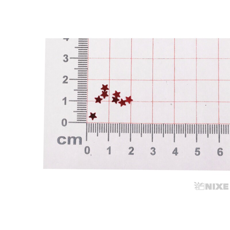 BROKÁT HVĚZDIČKY 20g*ČERVENÁ