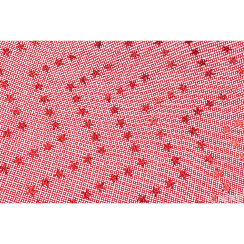 ROLE JUTA HVĚZDA 28cmx5yd*ČERVENÁ