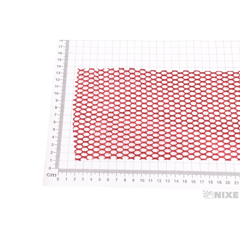 STUHA BROKÁT 12cmx5yd*ČERVENÁ