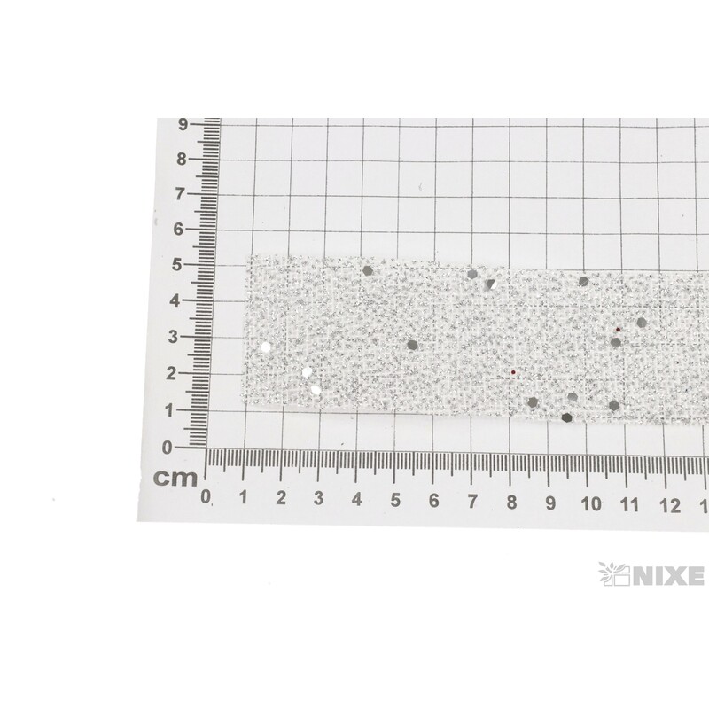 STUHA JUTA BROKÁT 4cmx7yd*BÍLÁ