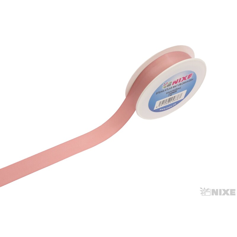 STUHA ATLAS MAT OB. 24mmx25m*STARORŮŽOVÁ 085625