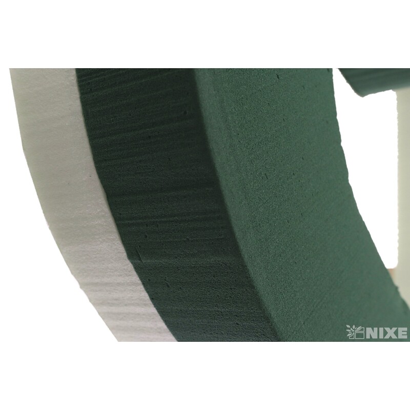 SRDCE STOJAN OTEV. 47x40x6cm*ZELENÁ