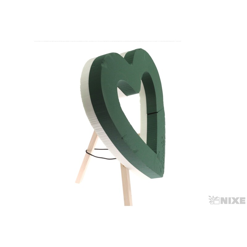 SRDCE STOJAN OTEV. 52x7cm*ZELENÁ