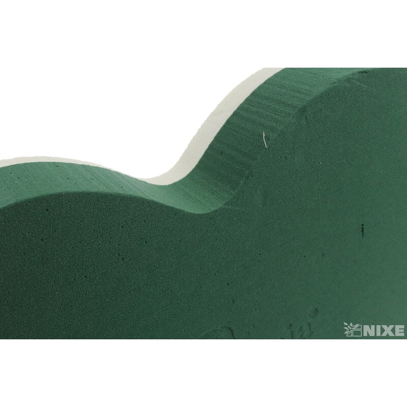 SRDCE STOJAN PLNÉ 38x33x6cm*ZELENÁ