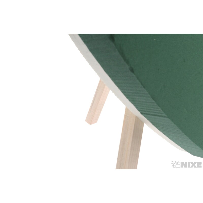 SRDCE STOJAN PLNÉ 47x40x6cm*ZELENÁ