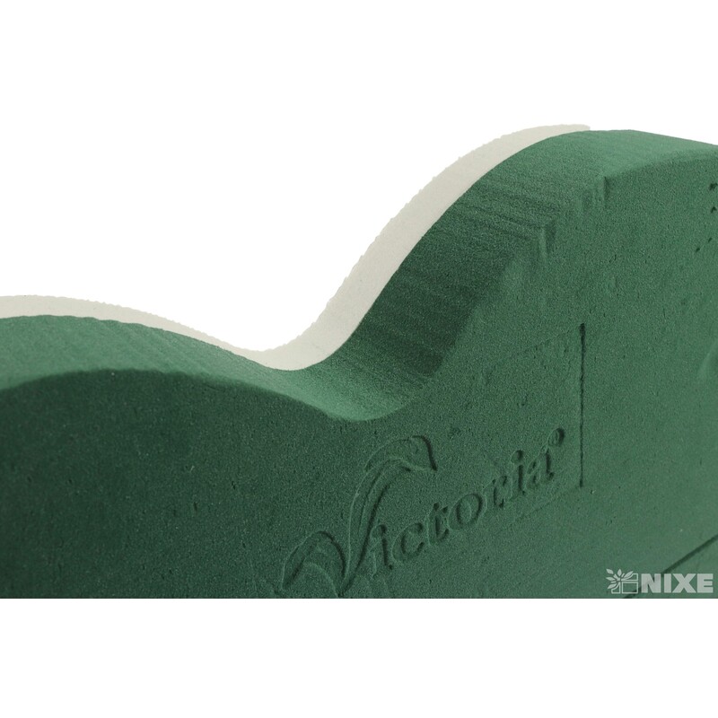 SRDCE STOJAN PLNÉ 47x40x6cm*ZELENÁ