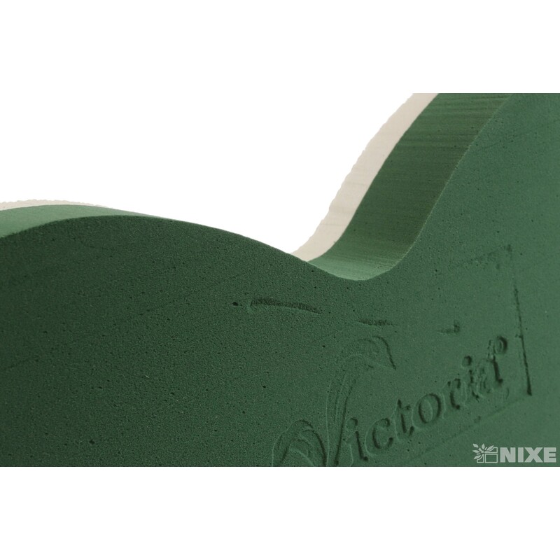 SRDCE STOJAN PLNÉ 52x44x6cm*ZELENÁ