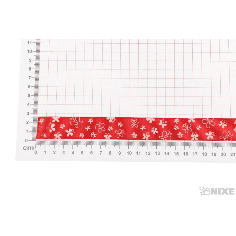 RYPSOVÁ STUHA 25mmx20m*ČERVENÁ 206645