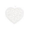 ZÁVĚS SRDCE 20x19,5cm*BÍLÁ
