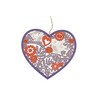 ZÁVĚS SRDCE 20x21cm*MIX BAREV