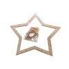 ZÁVĚS HVĚZDA 30cm*PŘÍRODNÍ