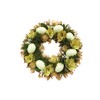VĚNEC ZDOBENÝ 28cm*ZELENÁ