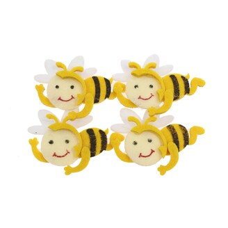 VČELA FILC NALEP 5,5cm 4ks*ŽLUTÁ