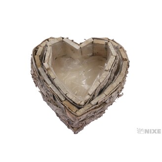 OBAL SRDCE 25x8cm 17x8*PŘÍRODNÍ