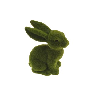 ZAJÍC 11x26x17cm*ZELENÁ