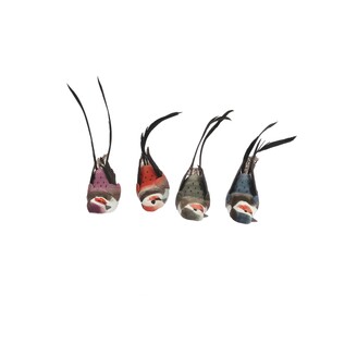 PTÁČEK  KLIPS 11cm 10ks*MIX BAREV