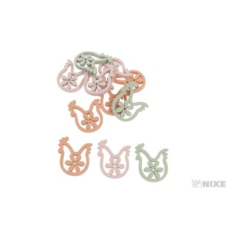 MIX VELIKONOCE 3cm 12ks*MIX BAREV